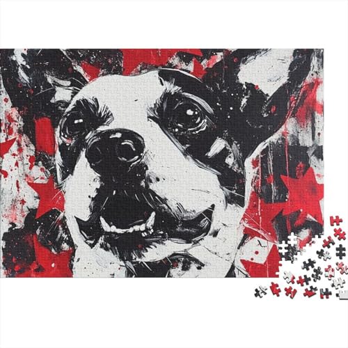 Dalmatian Puzzle 1000-teilige Schwer Puzzle Spielzeug Pädagogisches Spiel Impossible Herausforderungsspielzeug Für Erwachsene Kinder 1000pcs (75x50cm) von BCAKDBDOE