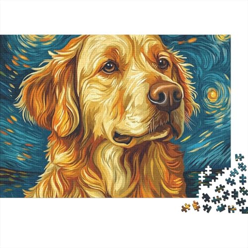 Der Labrador Retriever Puzzle 1000 Teile Schwer Puzzle Spielzeug Lernspiel Impossible Herausforderung Spielzeug Für Erwachsene Kinder (75x50cm) von BCAKDBDOE