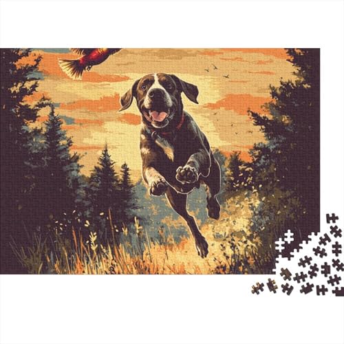 Der Labrador Retriever Puzzle 1000 Teile Schwer Puzzle Spielzeug Lernspiel Impossible Herausforderung Spielzeug Für Erwachsene Kinder (75x50cm) von BCAKDBDOE