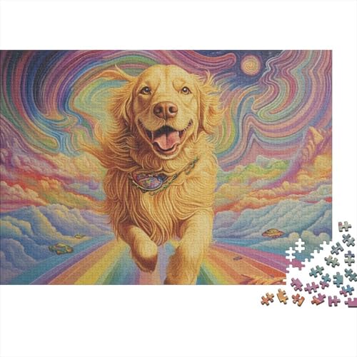Der Labrador Retriever Puzzle 1000 Teile Schwer Puzzle Spielzeug Lernspiel Impossible Herausforderungsspielzeug Für Erwachsene Und Kinder Ab 14 Jahren (75x50cm) von BCAKDBDOE