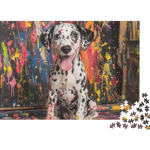 Doberman Puzzle 1000-teilige Schwer Puzzle Spielzeug Lernspiel Impossible Herausforderungsspielzeug Für Erwachsene Und Kinder in Bewährter 1000pcs (75x50cm) von BCAKDBDOE