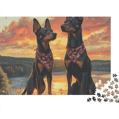 French Bulldog Puzzles 1000 Teile Schwer Puzzle Spielzeug Lernspiel Impossible Herausforderungsspielzeug Für Erwachsene Kinder 1000pcs (75x50cm) von BCAKDBDOE