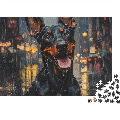 German Shepherds Puzzle 1000 Teile Schwer Puzzle Spielzeug Lernspiel Impossible Herausforderungsspielzeug Für Erwachsene Kinder 1000pcs (75x50cm) von BCAKDBDOE