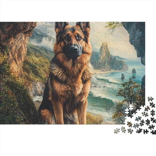 Irish Setter Puzzle 1000-teilige Schwer Puzzle Spielzeug Lernspiel Impossible Herausforderungsspielzeug Für Erwachsene Kinder 1000pcs (75x50cm) von BCAKDBDOE