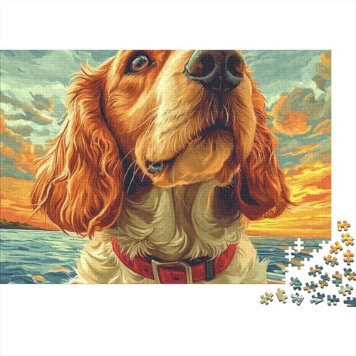 Puzzle 1000 Teile Der Labrador Retriever Schwer Puzzle Spielzeug Lernspiel Impossible Herausforderungsspielzeug Für Erwachsene Und Kinder in Bewährter (75x50cm) von BCAKDBDOE