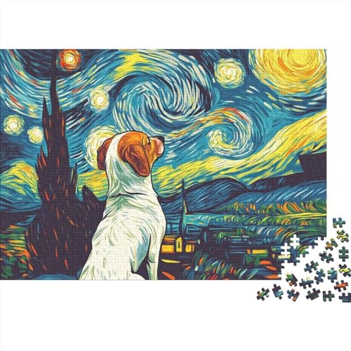 Puzzle 1000 Teile Der Labrador Retriever Schwer Puzzle Spielzeug Lernspiel Impossible Herausforderungsspielzeug Für Erwachsene Und Kinder in Bewährter (75x50cm) von BCAKDBDOE