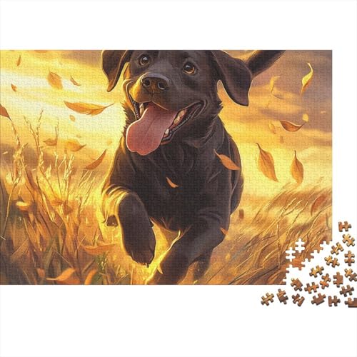 Puzzle 1000 Teile Schwer Puzzle Spielzeug Lernspiel Der Labrador Retriever Impossible Herausforderung Spielzeug Für Erwachsene Und Kinder in Bewährter (75x50cm) von BCAKDBDOE