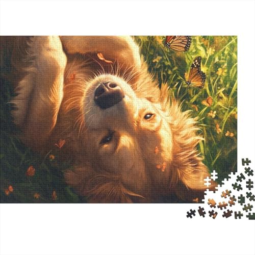 Puzzle Der Labrador Retriever 1000 Teile Schwer Puzzle Spielzeug Lernspiel Impossible Herausforderungsspielzeug Für Erwachsene Kinder (75x50cm) von BCAKDBDOE