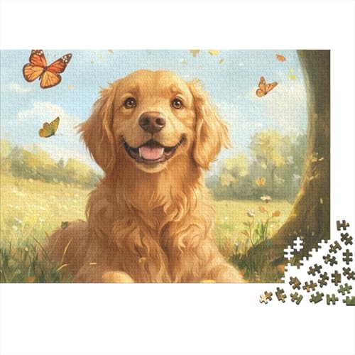 Puzzle Der Labrador Retriever 1000 Teile Schwer Puzzle Spielzeug Lernspiel Impossible Herausforderungsspielzeug Für Erwachsene Kinder (75x50cm) von BCAKDBDOE