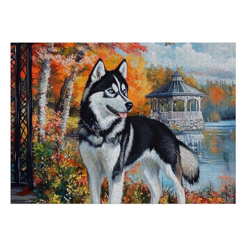 Siberian Husky Puzzles 1000 Teile Schwer Puzzle Spielzeug Pädagogisches Spiel Impossible Herausforderung Spielzeug Für Erwachsene Und Kinder in Bewährter 70x50cm Siberian Husky Puzzles 1000 Teile Schwer Puzzle Spielzeug Pädagogisches Spiel Impossible Herausforderung Spielzeug Für Erwachsene Und Kinder in Bewährter 70x50cm von BCAKDBDOE