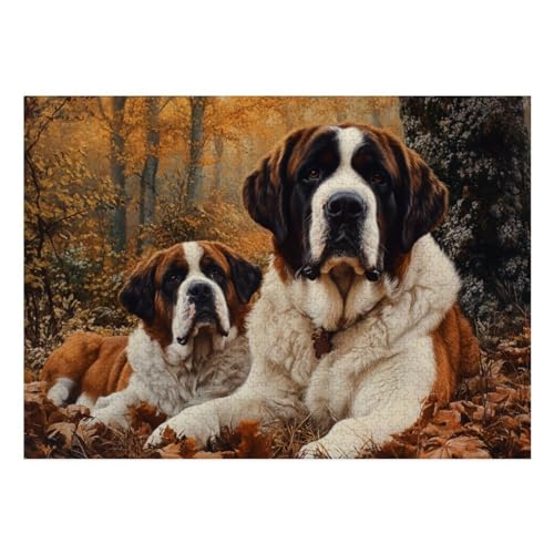 St. Bernard Puzzle 1000 Teile Schwer Puzzle Spielzeug Lernspiel Impossible Herausforderung Spielzeug Für Erwachsene Und Kinder Ab 14 Jahren 70x50cm St. Bernard Puzzle 1000 Teile Schwer Puzzle Spielzeug Lernspiel Impossible Herausforderung Spielzeug Für Erwachsene Und Kinder Ab 14 Jahren 70x50cm von BCAKDBDOE