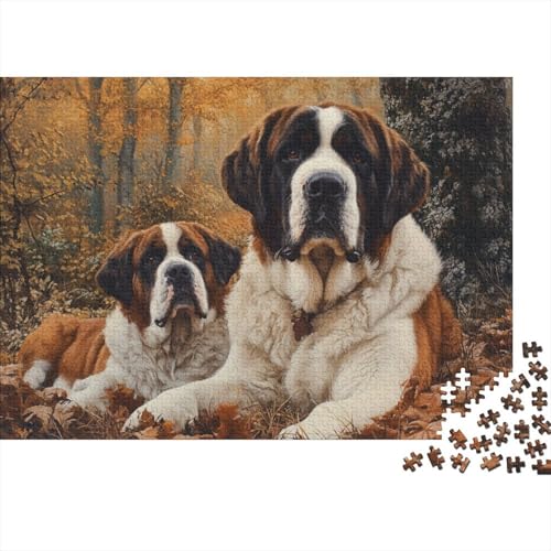St. Bernard Puzzle 1000 Teile Schwer Ür Erwachsene Und Kinder Ab 12 Jahren Puzzle Spielzeug Lernspiel Impossible (75x50cm) von BCAKDBDOE
