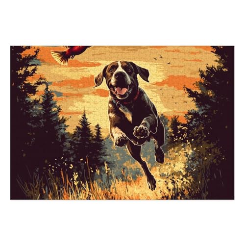 The Labrador Retriever Puzzle 1000 Teile Schwer Puzzle Spielzeug Lernspiel Impossible Herausforderung Spielzeug Für Erwachsene Und Kinder in Bewährter 38x26cm von BCAKDBDOE