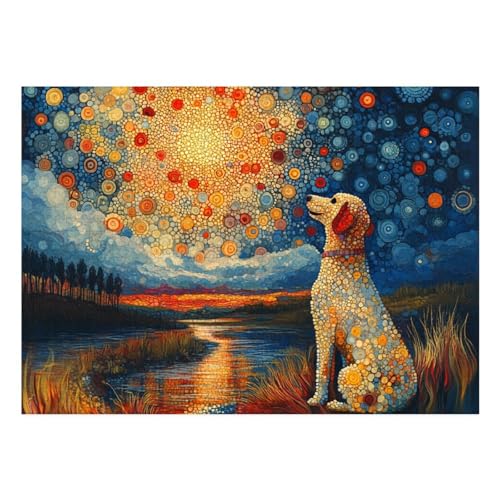 The Labrador Retriever Puzzles 1000 Teile Schwer Puzzle Spielzeug Pädagogisches Spiel Impossible Herausforderungsspielzeug Für Erwachsene Kinder 70x50cm The Labrador Retriever Puzzles 1000 Teile Schwer Puzzle Spielzeug Pädagogisches Spiel Impossible Herausforderungsspielzeug Für Erwachsene Kinder 70x50cm von BCAKDBDOE