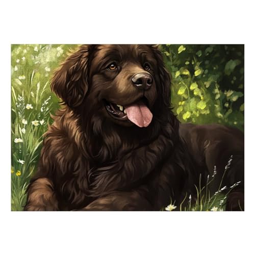 Tibetan Mastiff Puzzle 1000 Teile Schwer Puzzle Spielzeug Pädagogisches Spiel Impossible Herausforderung Spielzeug Für Erwachsene Und Kinder Ab 14 Jahren 70x50cm von BCAKDBDOE