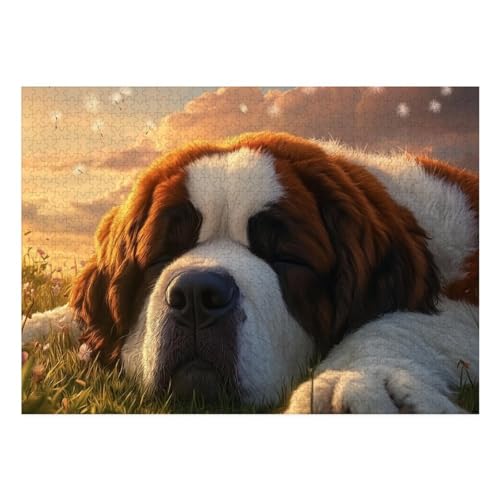 Tibetan Mastiff Puzzle 1000 Teile Schwer Puzzle Spielzeug Pädagogisches Spiel Impossible Herausforderungsspielzeug Für Erwachsene Und Kinder Ab 14 Jahren 70x50cm von BCAKDBDOE
