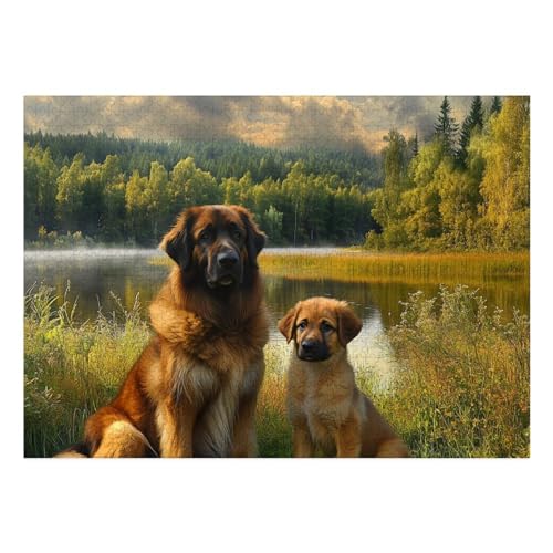 Tibetan Mastiff Puzzles 1000-teilige Schwer Puzzle Spielzeug Lernspiel Impossible Herausforderungsspielzeug Für Erwachsene Und Kinder in Bewährter 70x50cm von BCAKDBDOE