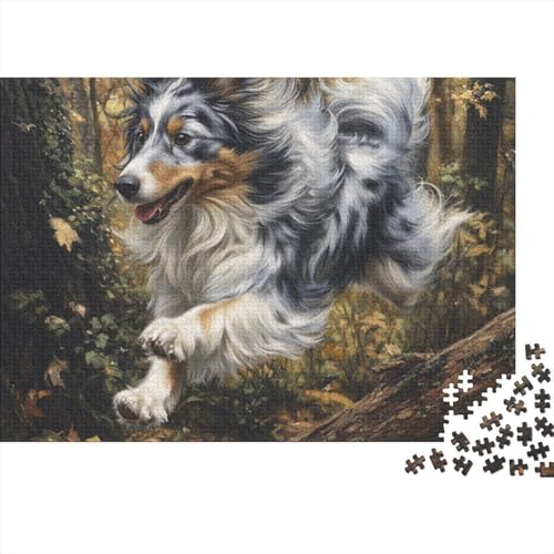Tibetischer Mastiff Puzzle 1000 Teile Schwer Puzzle Spielzeug Lernspiel Impossible Herausforderungsspielzeug Für Erwachsene Und Kinder Ab 14 Jahren (75x50cm) von BCAKDBDOE