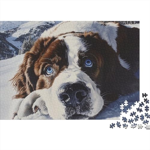 Tibetischer Mastiff Puzzle 1000 Teile Schwer Ür Erwachsene Und Kinder Ab 12 Jahren Puzzle Spielzeug Lernspiel Impossible (75x50cm) von BCAKDBDOE