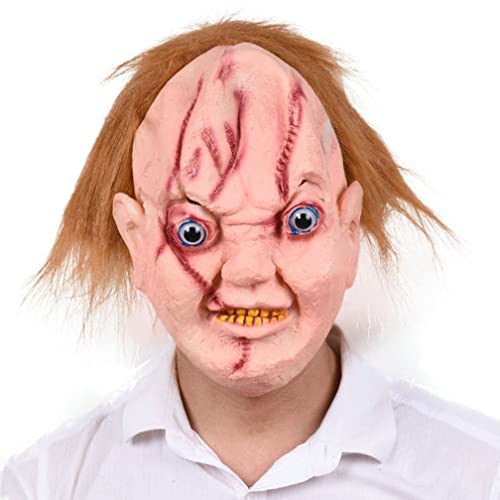 BCATTAW Chucky Horror Gesichtsmaske Halloween Party Face Cover BCATTAW Chucky Horror Gesichtsmaske Halloween Party Face Cover von BCATTAW
