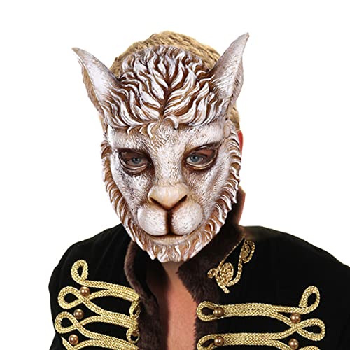 BCATTAW Cos Halbes Gesicht Löwe Tiermaske Ostern Karneval Party Maskerade Show Requisiten BCATTAW Cos Halbes Gesicht Löwe Tiermaske Ostern Karneval Party Maskerade Show Requisiten von BCATTAW