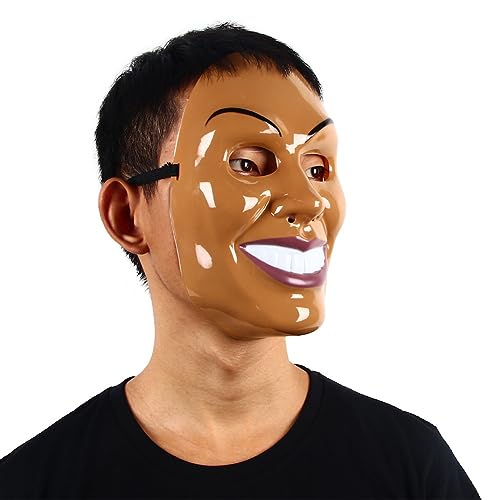 BCATTAW Cosplay Kostüm Maske Halloween Horror Maske Purgess Smiley Kunststoff Masken BCATTAW Cosplay Kostüm Maske Halloween Horror Maske Purgess Smiley Kunststoff Masken von BCATTAW
