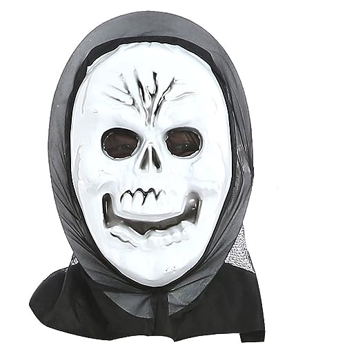BCATTAW Cosplay Kostüm Maske Halloween Maske Horror Schrei Lange Zunge Männlicher Geist Weiblich Geist Tausendfüßler Hexe Skelett Geist Maske Make-up Trick Requisiten von BCATTAW