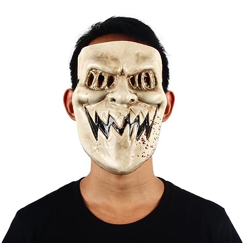 BCATTAW Cosplay Kostüm Maske Halloween Purgess Thema Maske Cosplay Halloween Requisiten Kiss Me Half Face Erwachsene von BCATTAW