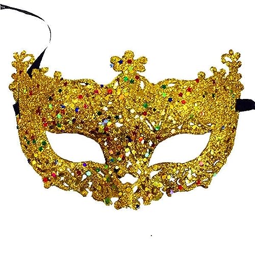 BCATTAW Cosplay Kostüm Maske Halloween Weihnachten Ball Karneval Gold Pulver Durchbrochen Fuchs Kunststoff Make-up Maske BCATTAW Cosplay Kostüm Maske Halloween Weihnachten Ball Karneval Gold Pulver Durchbrochen Fuchs Kunststoff Make-up Maske von BCATTAW