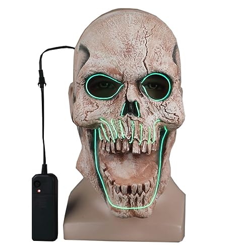 BCATTAW Cosplay Kostüm Maske Horror Maske Kopfbedeckung Vollgesichtsmaske Halloween Lustig Geist Gesicht Blutende Totenkopf Maske BCATTAW Cosplay Kostüm Maske Horror Maske Kopfbedeckung Vollgesichtsmaske Halloween Lustig Geist Gesicht Blutende Totenkopf Maske von BCATTAW