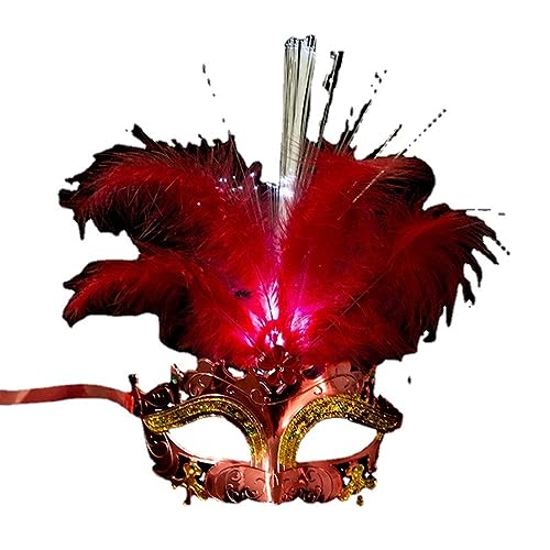 BCATTAW Cosplay-Kostümmaske, Halloween, Weihnachten, Ball, Party, leuchtende Fee, buntes Licht, Lampe BCATTAW Cosplay-Kostümmaske, Halloween, Weihnachten, Ball, Party, leuchtende Fee, buntes Licht, Lampe von BCATTAW