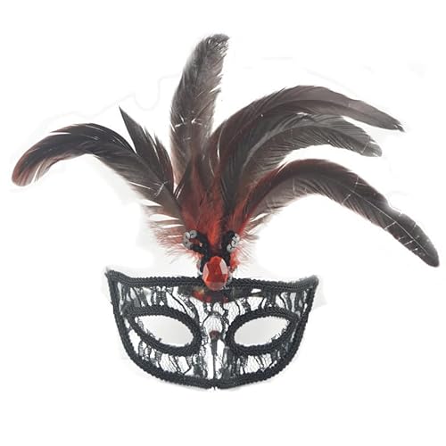 BCATTAW Feder Venedig Cosplay Maske Halloween Kostüm Requisiten Kunststoff Overhead Cover BCATTAW Feder Venedig Cosplay Maske Halloween Kostüm Requisiten Kunststoff Overhead Cover von BCATTAW