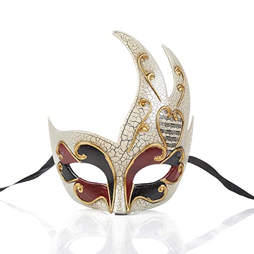 BCATTAW Flammenförmige Crack-Maske, beliebte Party-Performance-Maske BCATTAW Flammenförmige Crack-Maske, beliebte Party-Performance-Maske von BCATTAW