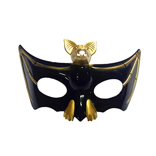 BCATTAW Fledermaus-Cosplay-Maske, Halloween-Kostüm, Requisiten, Party, halbe Gesichtsabdeckung für Kinder und Erwachsene BCATTAW Fledermaus-Cosplay-Maske, Halloween-Kostüm, Requisiten, Party, halbe Gesichtsabdeckung für Kinder und Erwachsene von BCATTAW