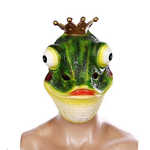 BCATTAW Frosch Maske Karneval Cosplay Lustige Maskerade Show Requisiten Trick Lustige Kopfbedeckung von BCATTAW