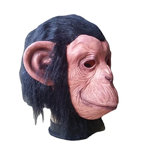 BCATTAW Gorilla Kopfbedeckung Affe Ball Halloween Cosplay Kostüm Maske Horror Maske BCATTAW Gorilla Kopfbedeckung Affe Ball Halloween Cosplay Kostüm Maske Horror Maske von BCATTAW