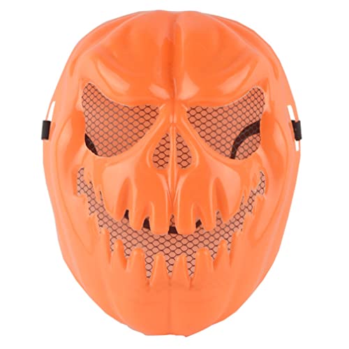 BCATTAW Halloween Cosplay Maske Kürbis Geist Vollgesichtsmaske Kunststoff Gesichtsabdeckung BCATTAW Halloween Cosplay Maske Kürbis Geist Vollgesichtsmaske Kunststoff Gesichtsabdeckung von BCATTAW