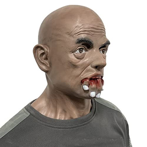 BCATTAW Halloween Horror Cosplay Maske Gesicht Gruselige Cosplay Maske Cos Party Tanz Tricky Lustige Requisiten Maske Horror Kopfbedeckung für Halloween Karneval Kostüm Party Requisiten BCATTAW Halloween Horror Cosplay Maske Gesicht Gruselige Cosplay Maske Cos Party Tanz Tricky Lustige Requisiten Maske Horror Kopfbedeckung für Halloween Karneval Kostüm Party Requisiten von BCATTAW