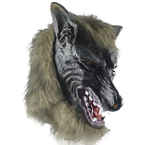 BCATTAW Halloween Horror Teufel Wolf Cosplay Maske Maskerade Requisiten Cosplay Maske Horror Kopfbedeckung für Halloween Karneval Kostüm Party Requisiten BCATTAW Halloween Horror Teufel Wolf Cosplay Maske Maskerade Requisiten Cosplay Maske Horror Kopfbedeckung für Halloween Karneval Kostüm Party Requisiten von BCATTAW