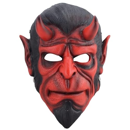 BCATTAW Hellboyss Rote Cosplay Maske Halloween Cosplay Requisiten Party Harz Overhead Cosplay Maske BCATTAW Hellboyss Rote Cosplay Maske Halloween Cosplay Requisiten Party Harz Overhead Cosplay Maske von BCATTAW