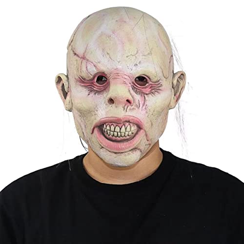 BCATTAW Horror-Kopfbedeckung, alter Mann, Glatzenmaske, Halloween, Cosplay, Kostüm, Maske, Zombie, gruselig, Maskerade, Haunted BCATTAW Horror-Kopfbedeckung, alter Mann, Glatzenmaske, Halloween, Cosplay, Kostüm, Maske, Zombie, gruselig, Maskerade, Haunted von BCATTAW