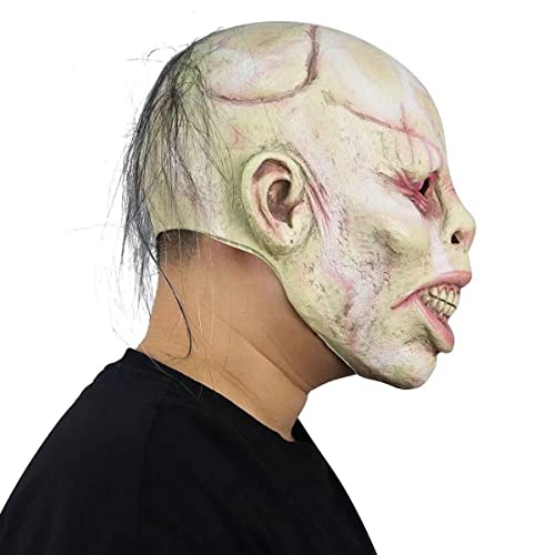 BCATTAW Horror Kopfbedeckung Alter Mann Glatze Cosplay Maske Halloween Zombie Gruselige Maskerade Zombie Requisiten Maske Horror Kopfbedeckung für Halloween Karneval Kostüm Party Requisiten BCATTAW Horror Kopfbedeckung Alter Mann Glatze Cosplay Maske Halloween Zombie Gruselige Maskerade Zombie Requisiten Maske Horror Kopfbedeckung für Halloween Karneval Kostüm Party Requisiten von BCATTAW