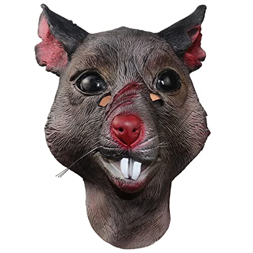 BCATTAW Maus Cosplay Maske Kopfbedeckung Schildkröten Maske Horror Kopfbedeckung für Halloween Karneval Kostüm Party Requisiten BCATTAW Maus Cosplay Maske Kopfbedeckung Schildkröten Maske Horror Kopfbedeckung für Halloween Karneval Kostüm Party Requisiten von BCATTAW