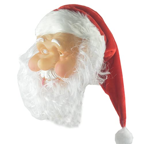BCATTAW Santas Overhead Mask Show Party Full Face Cover Cosplay Mask for Christmas Party BCATTAW Santas Overhead Mask Show Party Full Face Cover Cosplay Mask for Christmas Party von BCATTAW