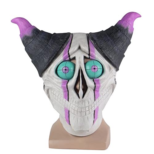 BCATTAW Spiel Kopfbedeckung Cos Schädel Hörner Horror Lächeln Cosplay Maske Kopfbedeckung Maske Horror Kopfbedeckung für Halloween Karneval Kostüm Party Requisiten BCATTAW Spiel Kopfbedeckung Cos Schädel Hörner Horror Lächeln Cosplay Maske Kopfbedeckung Maske Horror Kopfbedeckung für Halloween Karneval Kostüm Party Requisiten von BCATTAW