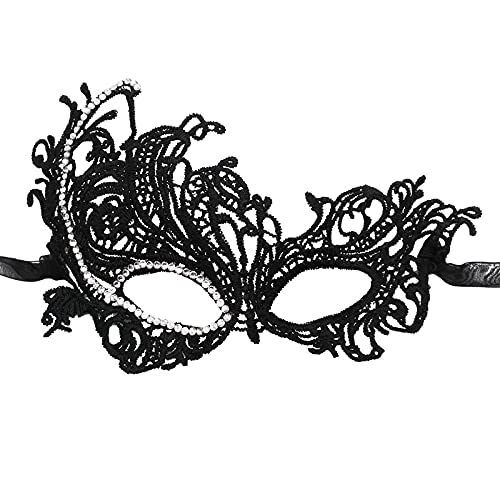 BCATTAW Spitze Cosplay Maske Party Schwarz Halbgesichtsabdeckung Halloween Kostüm Requisiten BCATTAW Spitze Cosplay Maske Party Schwarz Halbgesichtsabdeckung Halloween Kostüm Requisiten von BCATTAW
