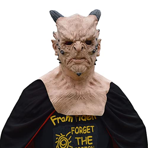 BCATTAW Stier Teufel Horn Geist Spoof Cosplay Maske Horror Grimasse Kopfbedeckung Tricky Gruselige Requisiten Maske Horror Kopfbedeckung für Halloween Karneval Kostüm Party Requisiten BCATTAW Stier Teufel Horn Geist Spoof Cosplay Maske Horror Grimasse Kopfbedeckung Tricky Gruselige Requisiten Maske Horror Kopfbedeckung für Halloween Karneval Kostüm Party Requisiten von BCATTAW
