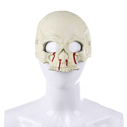 BCATTAW Untote Totenkopf Maske Halloween Cosplay Kostüm Karneval Party Dekoration Geist Festival Kopfbedeckung Cosplay Ball Requisiten von BCATTAW