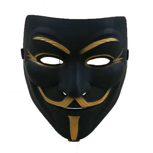 BCATTAW V Vendettas Cosplay Maske PVC Schwarz Overhead Cover Halloween Cosplay Requisiten BCATTAW V Vendettas Cosplay Maske PVC Schwarz Overhead Cover Halloween Cosplay Requisiten von BCATTAW