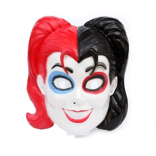 BCATTAW Zweiseitige Clown-Maske, Cosplay, Halloween, Cosplay, Requisiten, Kunststoff, Überkopfabdeckung BCATTAW Zweiseitige Clown-Maske, Cosplay, Halloween, Cosplay, Requisiten, Kunststoff, Überkopfabdeckung von BCATTAW